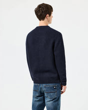 Załaduj obraz do przeglądarki galerii, WEEKEND OFFENDER ZAGREB KNITTED WOOL NAVY SWETER
