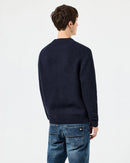 Načíst obrázek do prohlížeče Galerie, WEEKEND OFFENDER ZAGREB KNITTED WOOL NAVY SWETER
