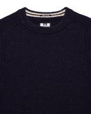 Načíst obrázek do prohlížeče Galerie, WEEKEND OFFENDER ZAGREB KNITTED WOOL NAVY SWETER
