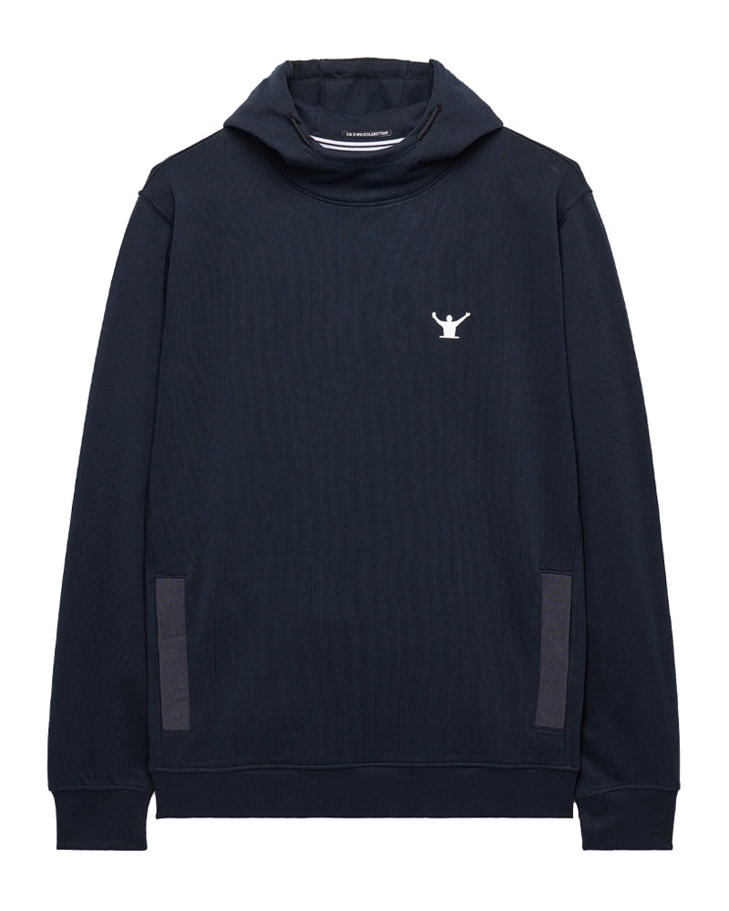 WEEKEND OFFENDER BOTNEN HOODIE LEO GREGORY NAVY BLUZA