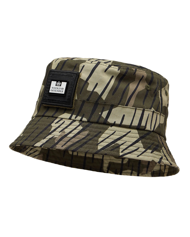 WEEKEND OFFENDER CHORONI CASTLE GREEN BUCKET HAT