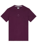 Načíst obrázek do prohlížeče Galerie, WEEKEND OFFENDER SMILE GRAPHIC ACAI BERRY T-SHIRT
