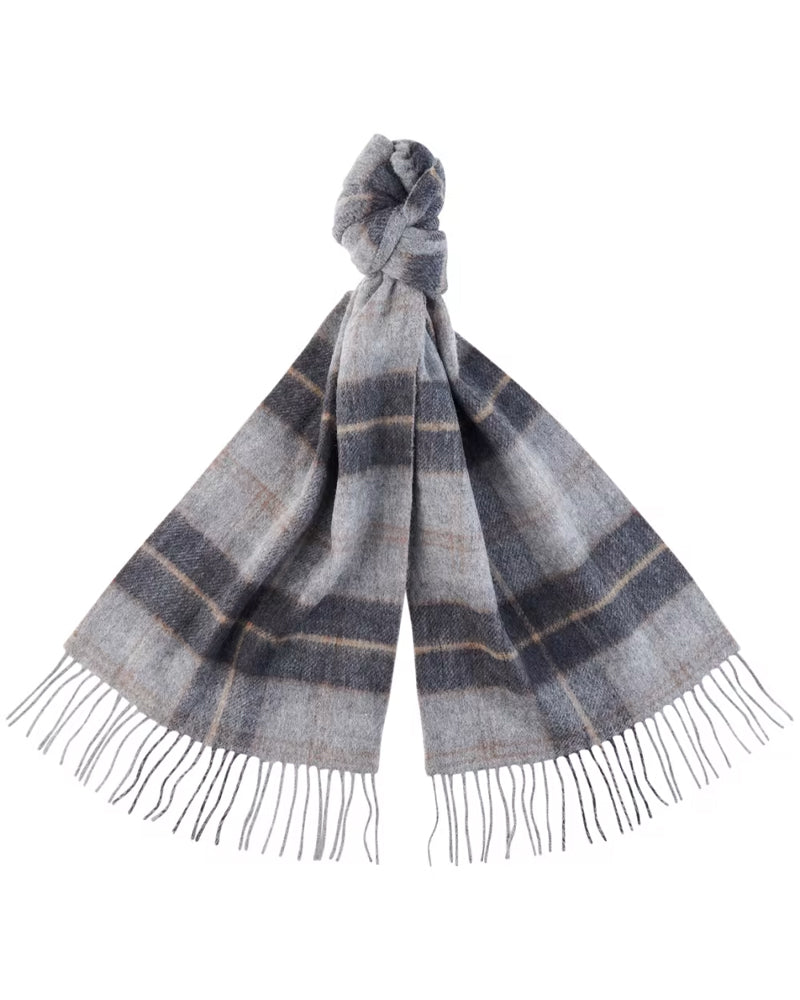 BARBOUR GALSTON TARTAN SCARF GREYSTONE SZALIK