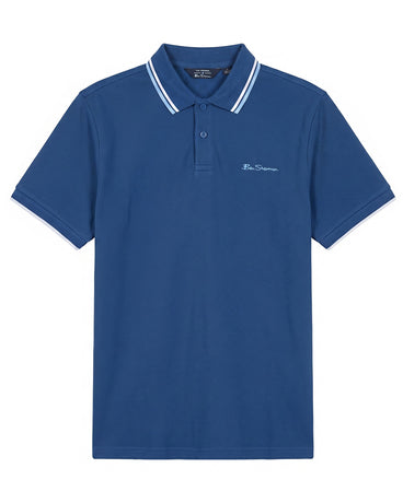 Ben Sherman Twin Tipped Royal Blue Koszulka polo