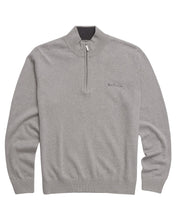 Load image into Gallery viewer, BEN SHERMAN ZIP FUNNEL NECK GREY MARL SWETER

