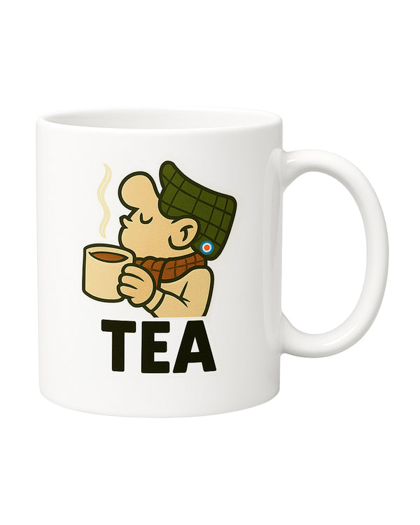 CASUAL AUTHENTIC ANDY TEA MUG WHITE KUBEK