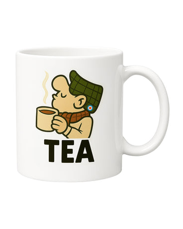 CASUAL AUTHENTIC ANDY TEA MUG WHITE KUBEK