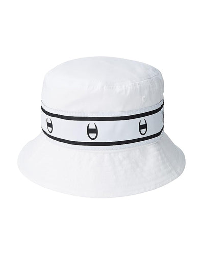 CHAMPION CLASSIC TAPE BUCKET HAT WHITE