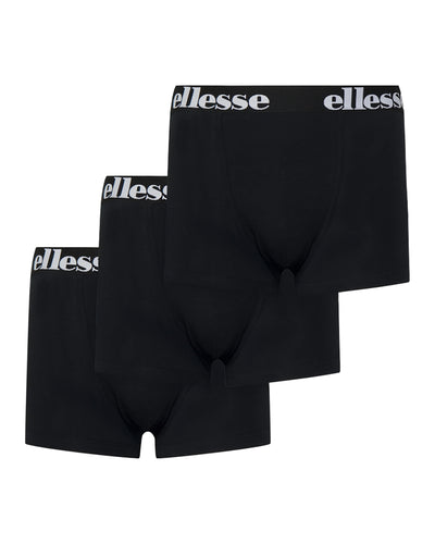 Ellesse Hali Black bokserki 3-pak