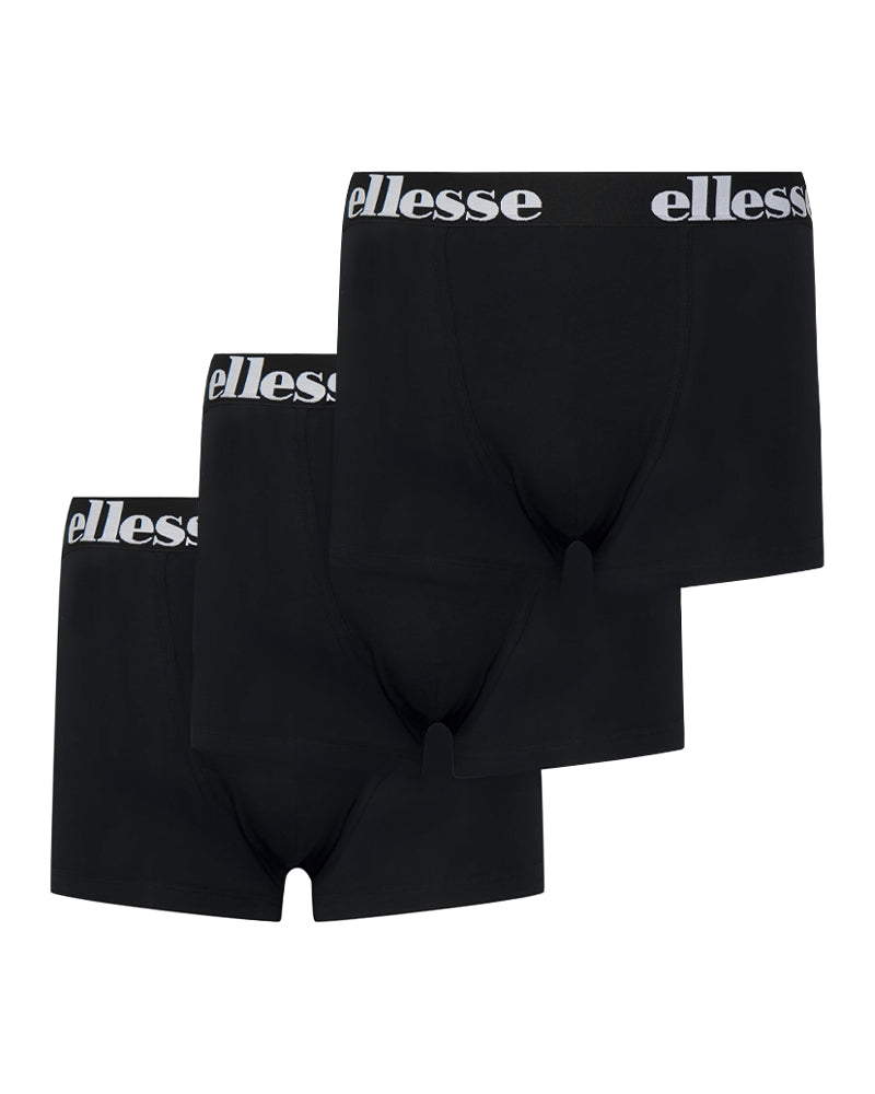 Ellesse Hali Black bokserki 3-pak