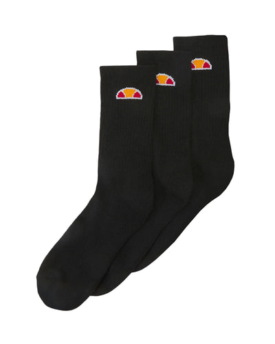 ELLESSE TISBI SOCKS BLACK 3-PAK SKARPETKI