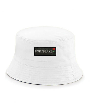FORTBLAKE FLAG WHITE BUCKET HAT