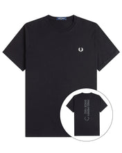 Load image into Gallery viewer, Fred Perry Bold Branding Black T-shirt
