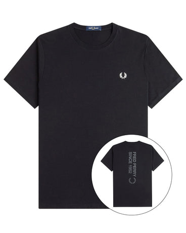 Fred Perry Bold Branding Black T-shirt