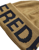 Načíst obrázek do prohlížeče Galerie, Fred Perry Oversized Branded Beanie Stone czapka zimowa
