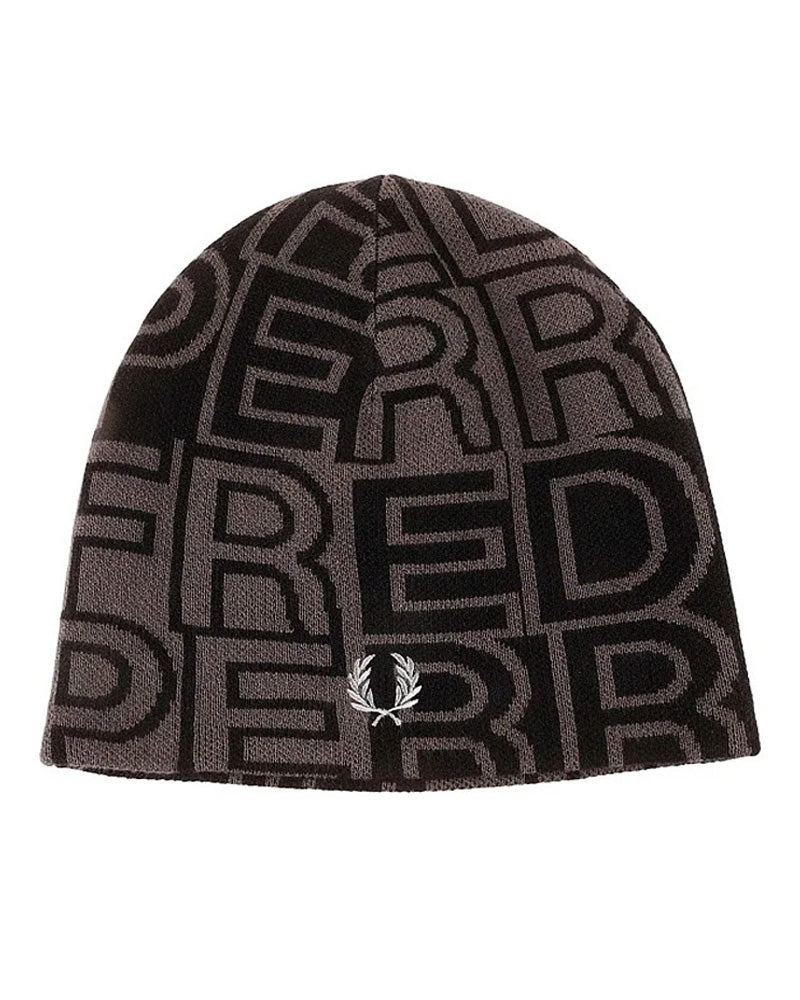 Fred Perry Tonal Jacquard Branded Beanie czapka zimowa