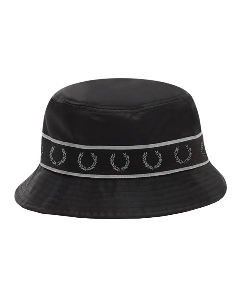Fred Perry Contrast Tricot Black Bucket Hat