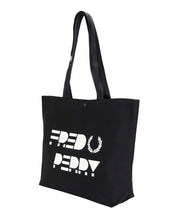 Załaduj obraz do przeglądarki galerii, FRED PERRY TEXT TOTE BAG BLACK TORBA
