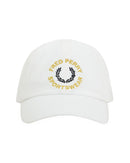 Load image into Gallery viewer, Fred Perry Sportswear Graphic Cap Snow White czapka z daszkiem
