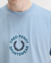 Load image into Gallery viewer, Fred Perry Sportswear Graphic Light Smoke T-Shirt
