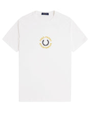 Load image into Gallery viewer, Fred Perry Sportswear Graphic Snow White T-Shirt
