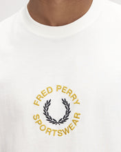 Load image into Gallery viewer, Fred Perry Sportswear Graphic Snow White T-Shirt
