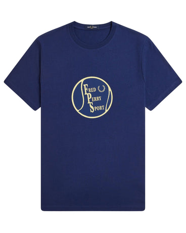 Fred Perry Tennis French Navy Koszulka