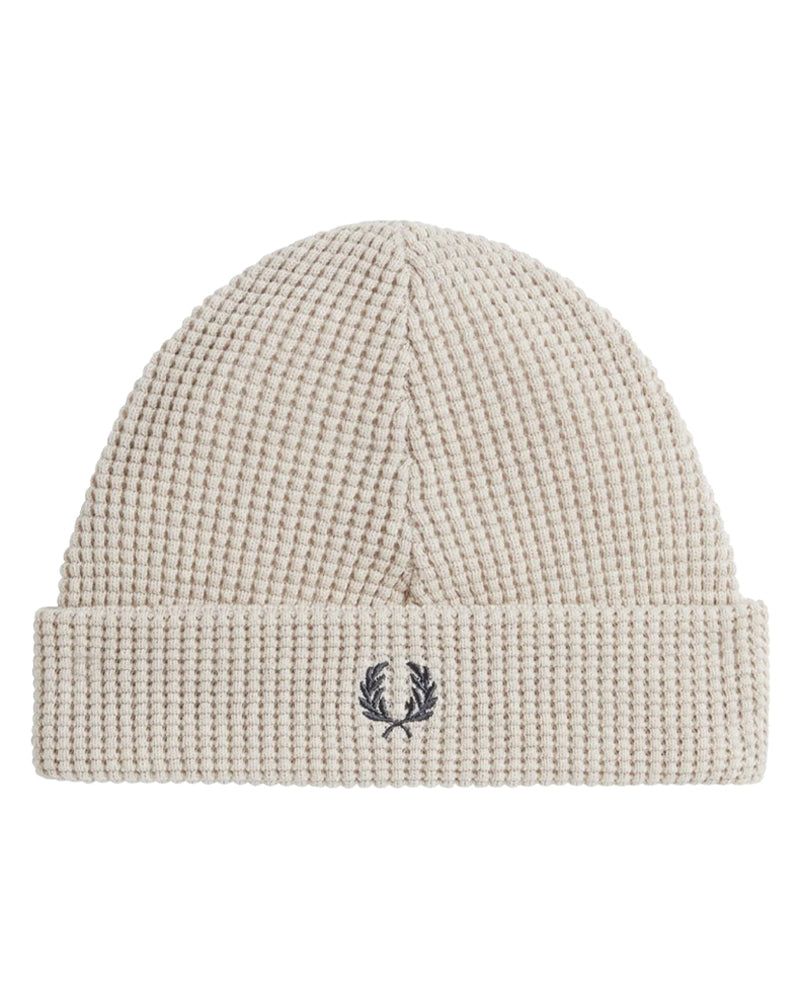 Fred Perry Waffle Knit Beanie Porridge Marl Czapka Zimowa