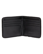 Załaduj obraz do przeglądarki galerii, FRED PERRY TONAL BILLFOLD WALLET BLACK PORTFEL
