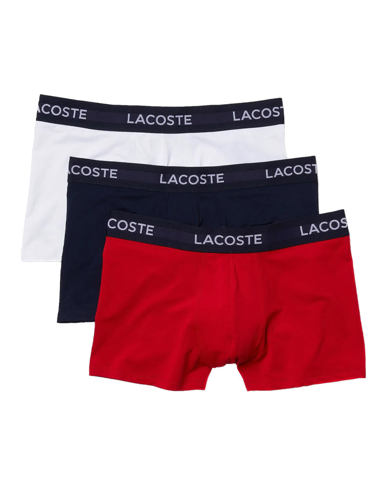 LACOSTE COTTON STRETCH 3-PAK BOKSERKI