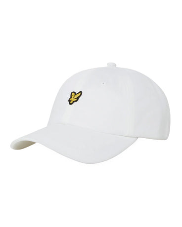 Lyle & Scott Baseball Cap White czapka z daszkiem