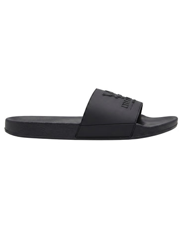 Lyle & Scott Brody Black Klapki męskie