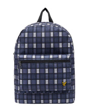 Załaduj obraz do przeglądarki galerii, LYLE &amp; SCOTT CHECK BACKPACK DARK NAVY PLECAK
