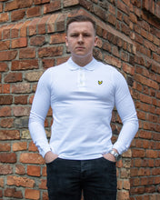 Load image into Gallery viewer, LYLE &amp; SCOTT LONGSLEEVE POLO SHIRT WHITE
