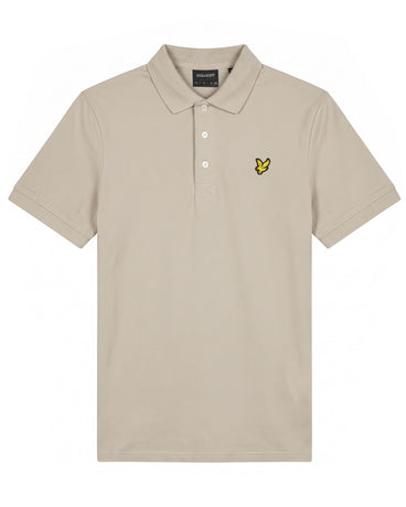 Lyle & Scott Plain Grey Taupe Koszulka polo