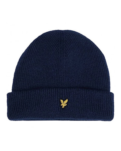 LYLE & SCOTT CHUNKY BEANIE DARK NAVY CZAPKA ZIMOWA