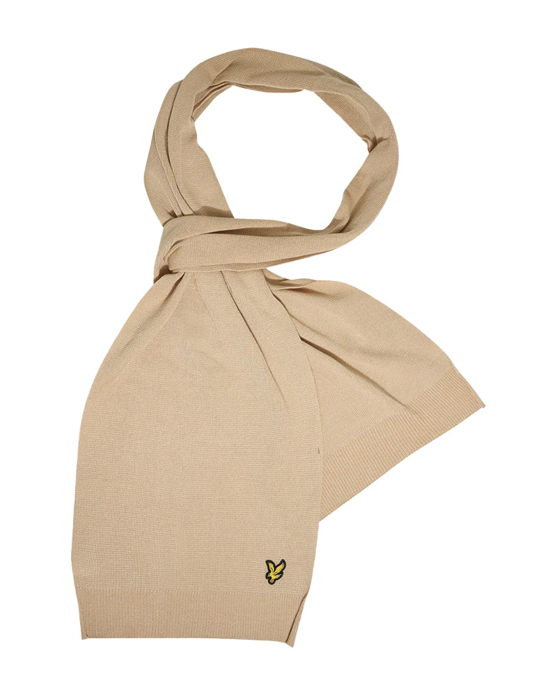 LYLE & SCOTT SCARF CAIRNGORMS KHAKI SZALIK