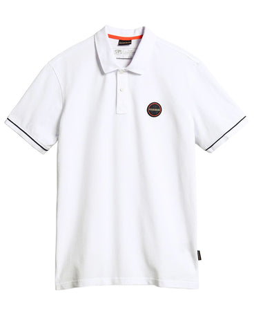 NAPAPIJRI E-WHALE BRIGHT WHITE KOSZULKA POLO