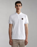 Načíst obrázek do prohlížeče Galerie, NAPAPIJRI E-WHALE BRIGHT WHITE KOSZULKA POLO
