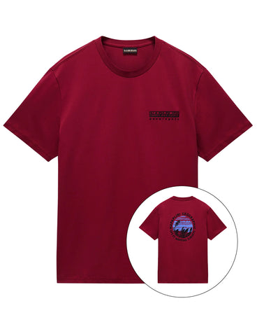 NAPAPIJRI S-VIGNONI BACK TIBETAN RED T-SHIRT