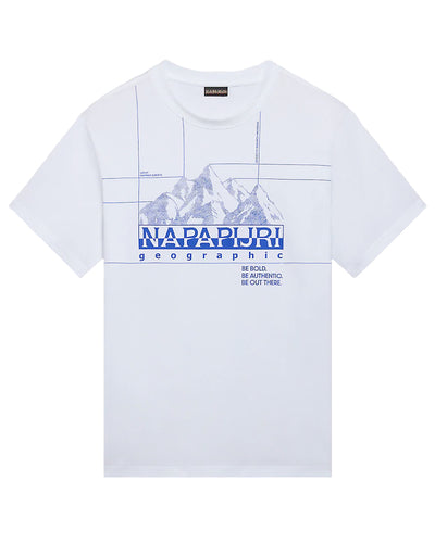 NAPAPIJRI S-FRAME BRIGHT WHITE T-SHIRT