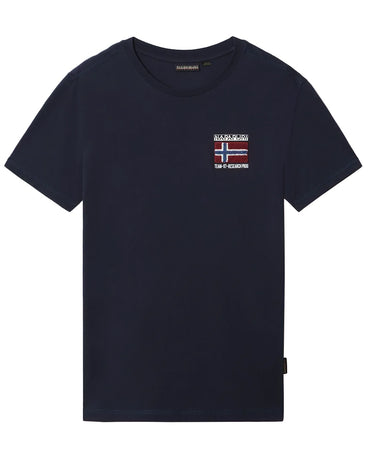 NAPAPIJRI S-VERRES BLU MARINE T-SHIRT