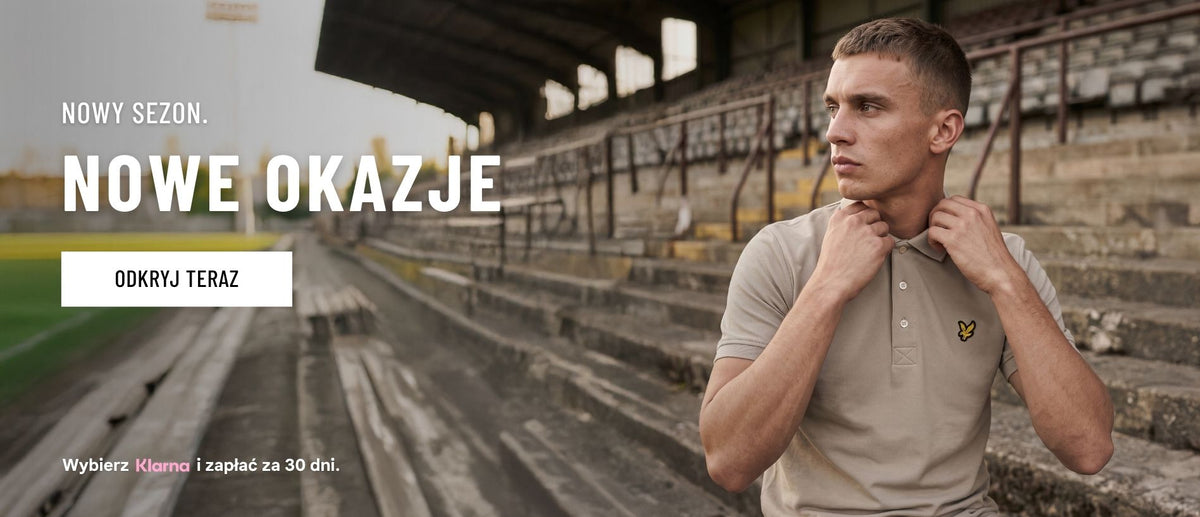 Nowy sezon to również okazja na nowe perełki w dobrej cenie. Polówka Lyle & Scott widoczna na zdjęciu to tylko jedna z nich. Odkryj wszystkie.