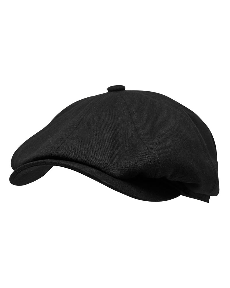 ORIGINAL PENGUIN NEWSBOY CAP BLACK KASZKIET