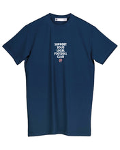 Načíst obrázek do prohlížeče Galerie, SPF SUPPORT YOUR LOCAL FOOTBALL CLUB NAVY T-SHIRT
