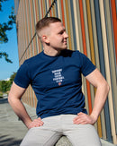Załaduj obraz do przeglądarki galerii, SPF SUPPORT YOUR LOCAL FOOTBALL CLUB NAVY T-SHIRT
