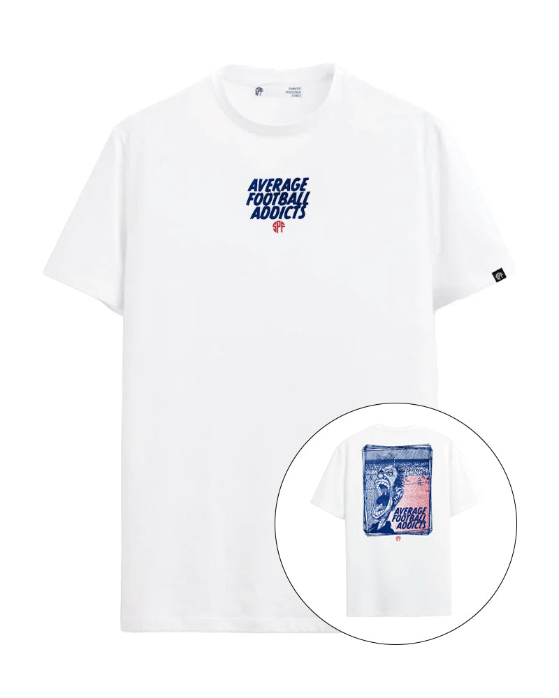 SPF Average Football Addicts White T-shirt