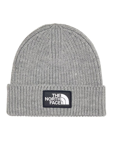 The North Face Logo Cuffed Beanie Grey Heather czapka zimowa