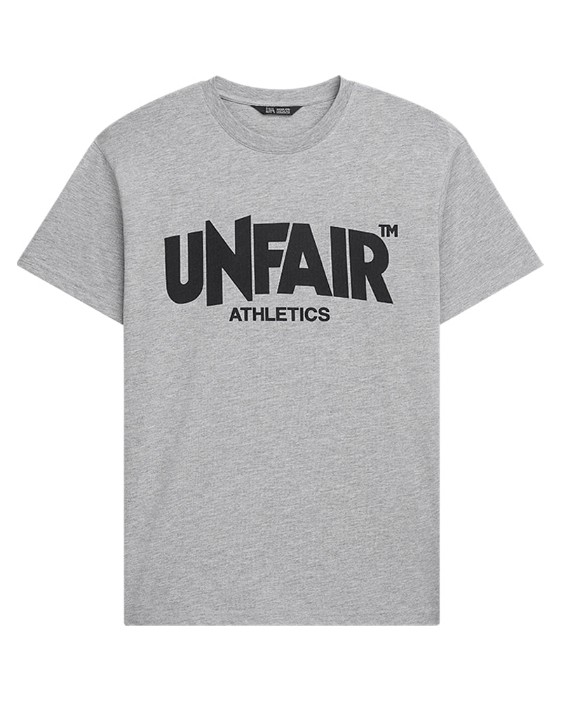 UNFAIR ATHLETICS CLASSIC LABEL T-SHIRT GREY/BLACK
