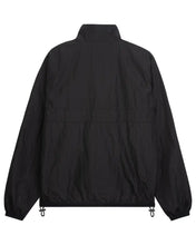 Načíst obrázek do prohlížeče Galerie, UNFAIR ATHLETICS ELEMENTARY CRUSHED HALFZIP BLACK KURTKA
